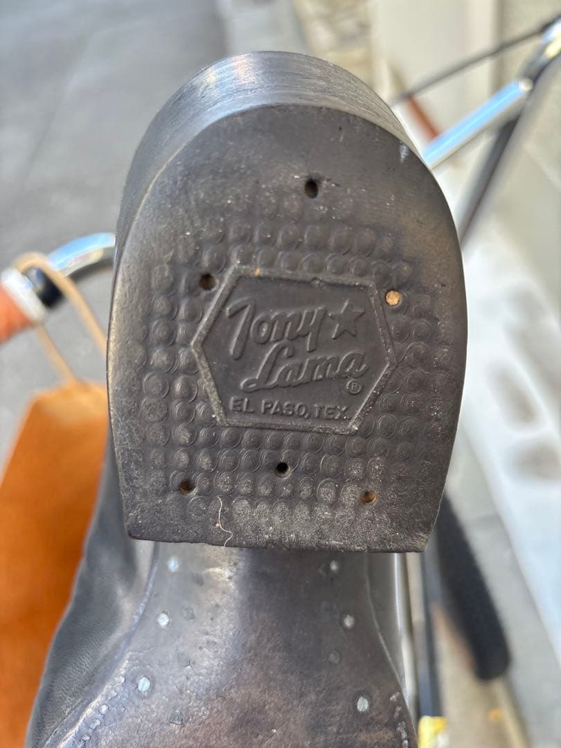 希少 ウエスタンブーツ80s Tony Lama / USA製 Black