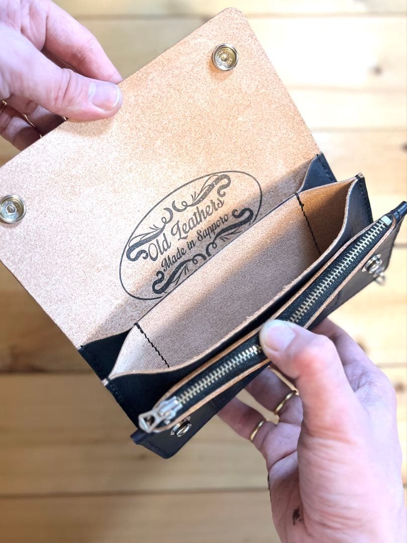 トラッカーウォレット TW-01 茶芯 ニッケル