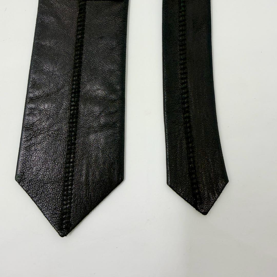 agnès b. Leather Tie Made in France