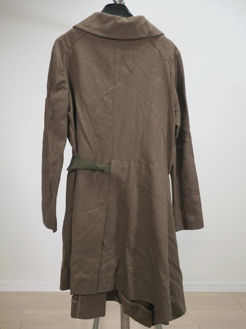 ヴィンテージ05AWアーカイブ マルニ リボンベルトリネン混コート38