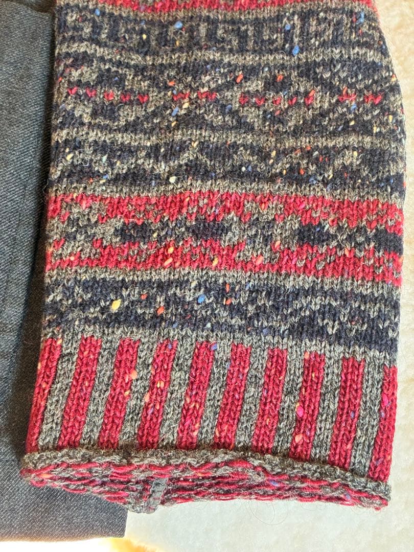 コムデギャルソン オム プリュス 袖ニット ドッキングジャケット