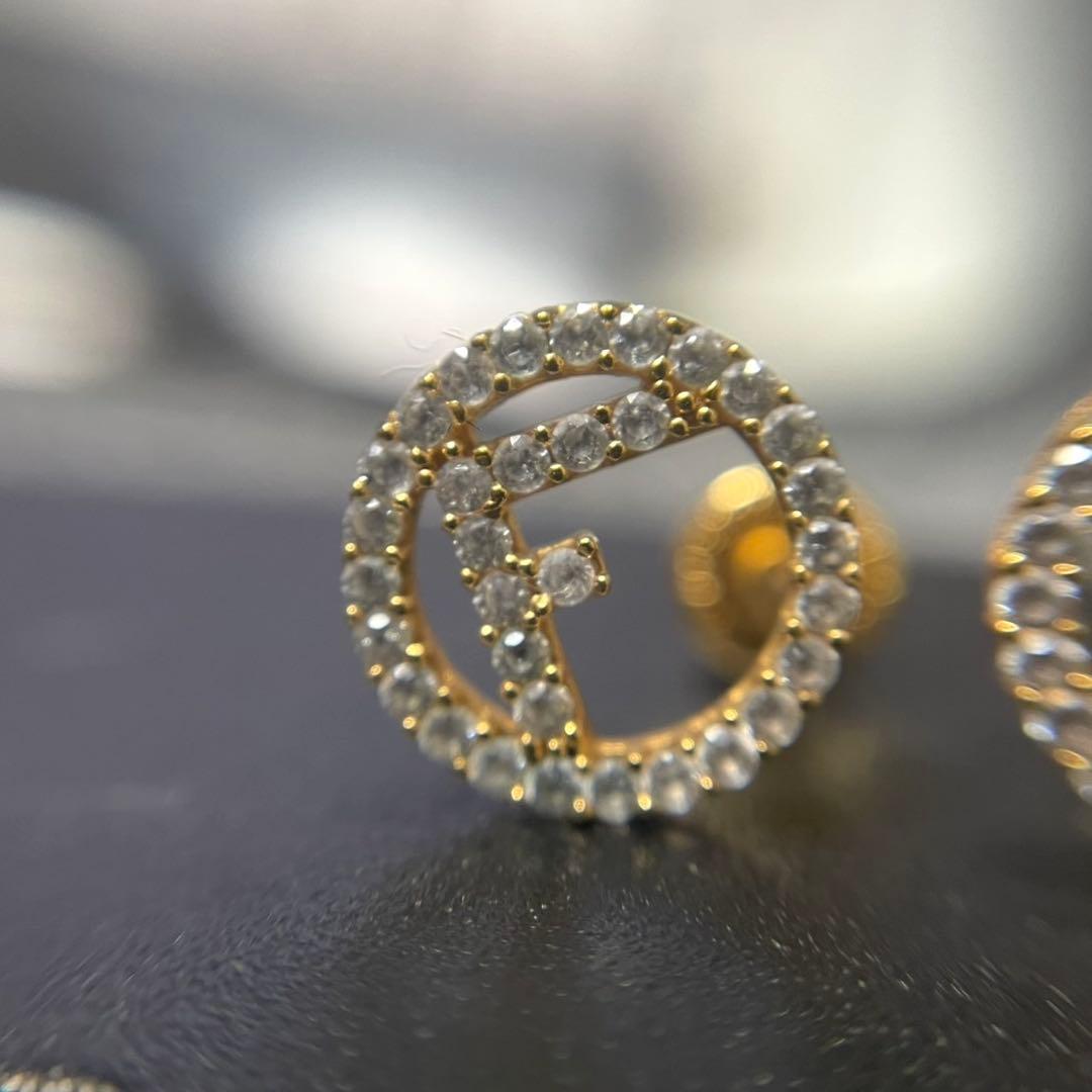 FENDI ピアス ゴールドGP 両耳