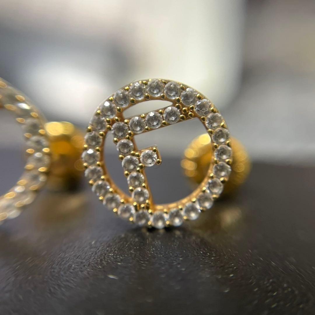 FENDI ピアス ゴールドGP 両耳