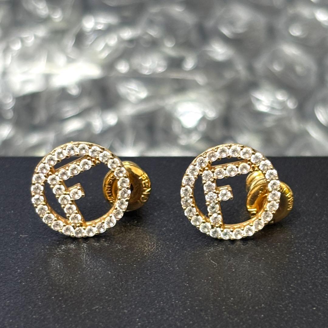 FENDI ピアス ゴールドGP 両耳