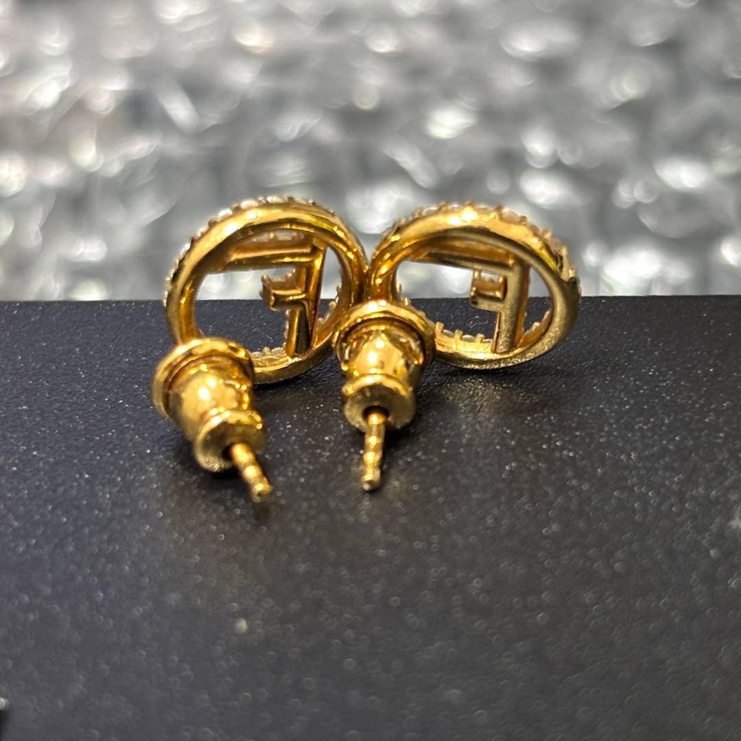 FENDI ピアス ゴールドGP 両耳