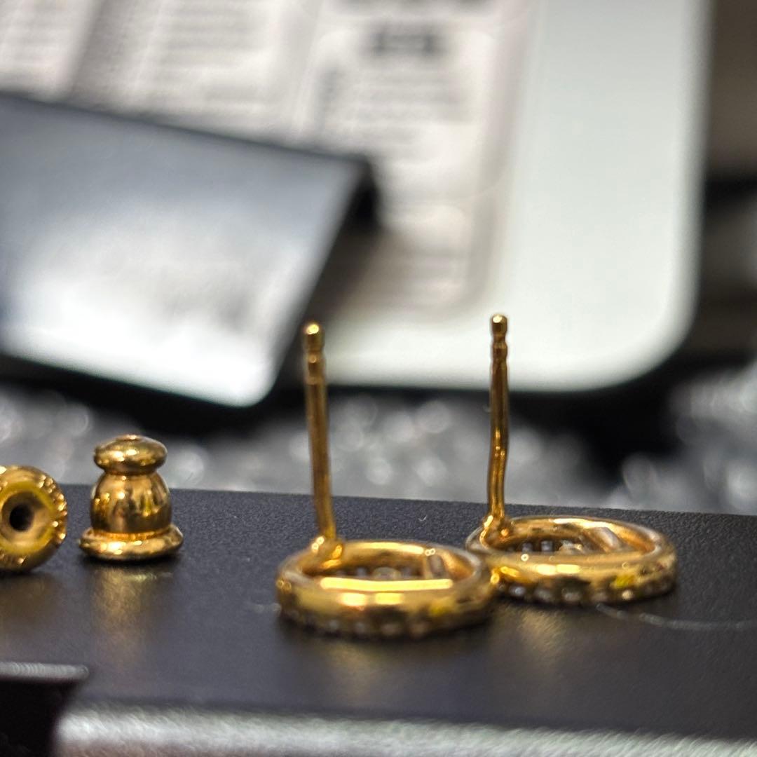 FENDI ピアス ゴールドGP 両耳