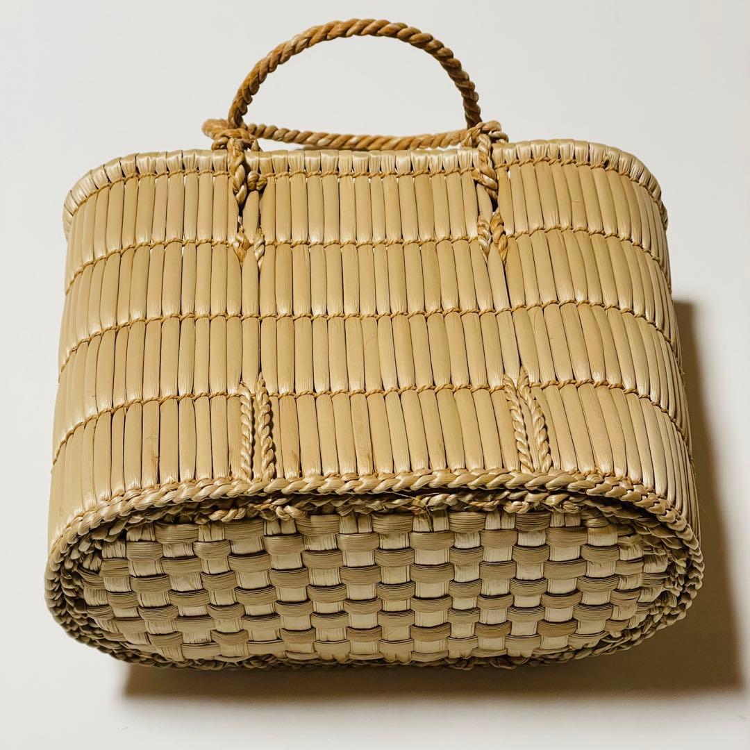 【新品・未使用】カゴバッグ　made in JAPAN