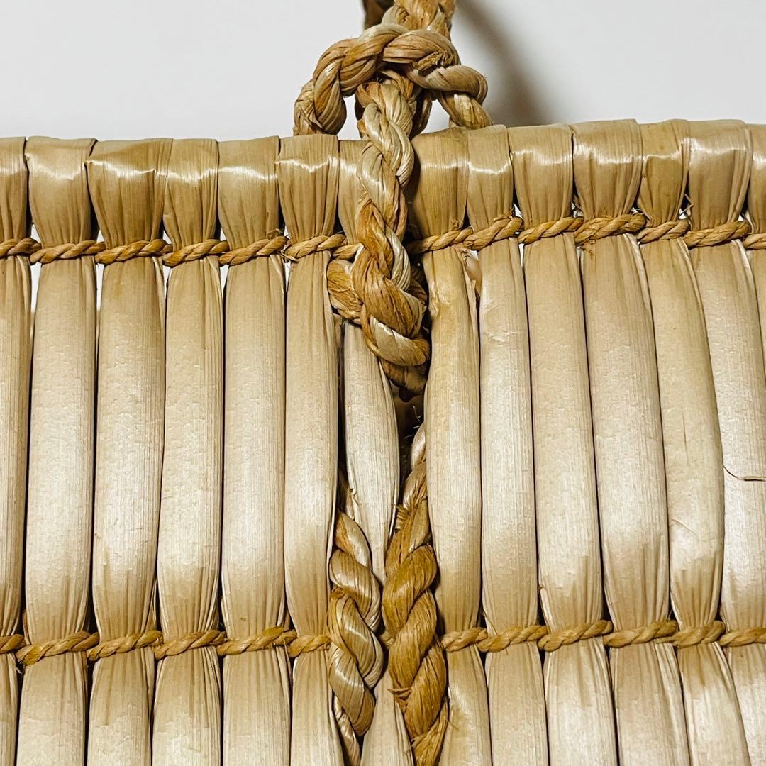 【新品・未使用】カゴバッグ　made in JAPAN