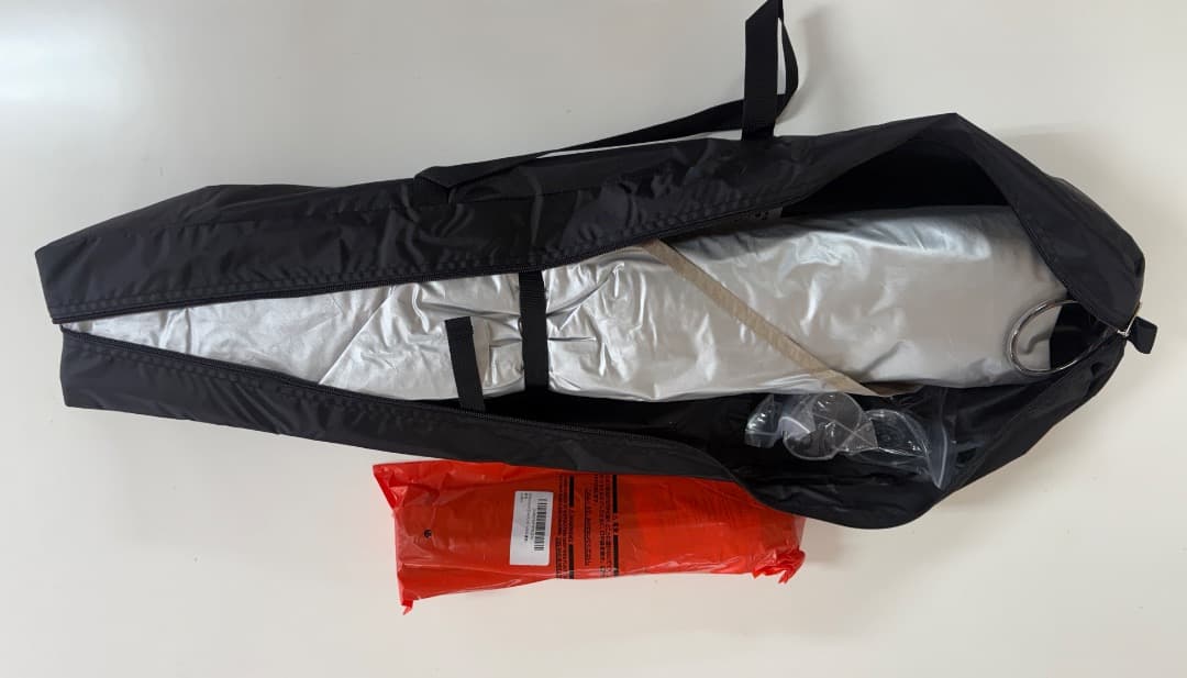 FIELDOR カーサイドタープ ワンタッチ式 ライトベージュ