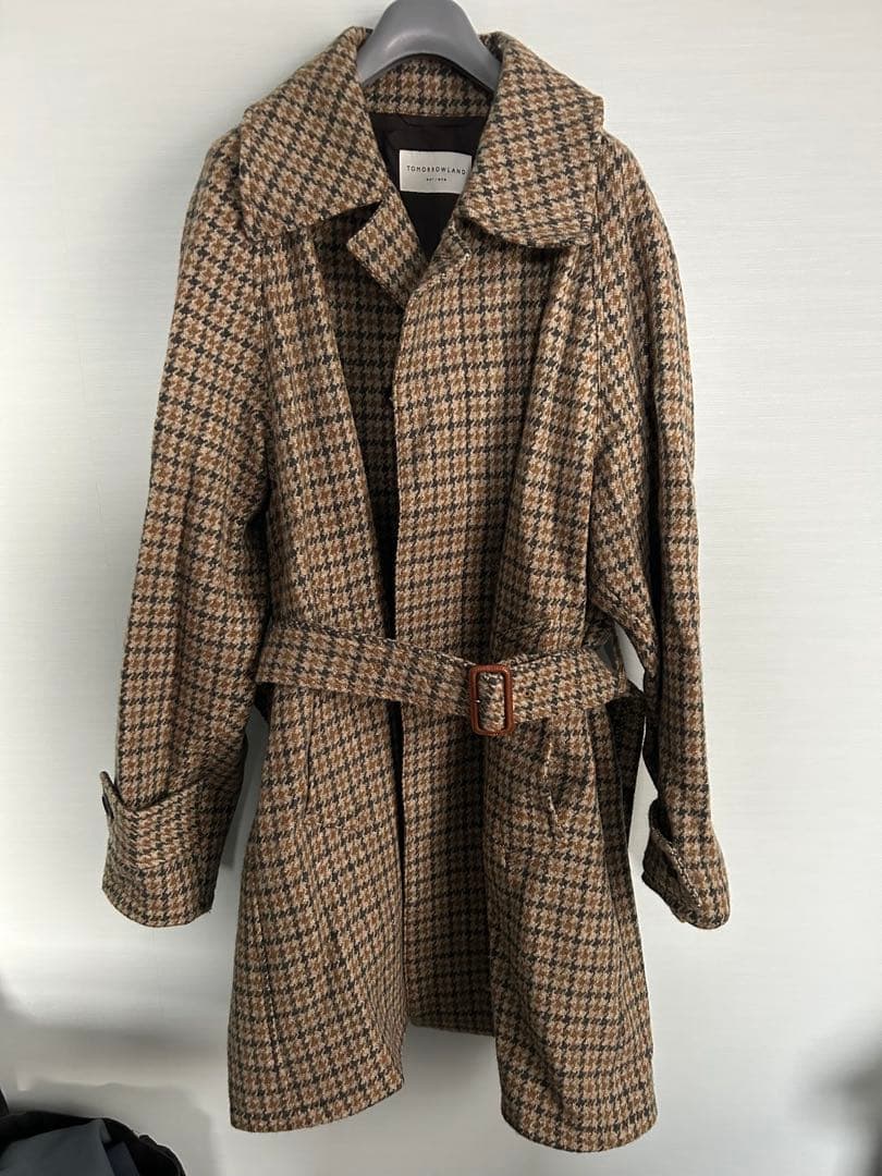 定価83600円 トゥモローランド ステンカラー コート チェスター