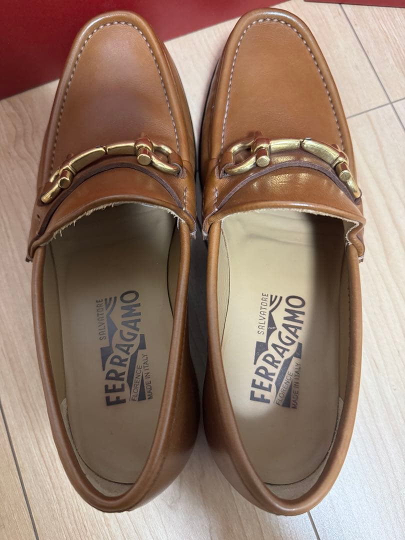 Salvatore Ferragamo ブラウン ローファー