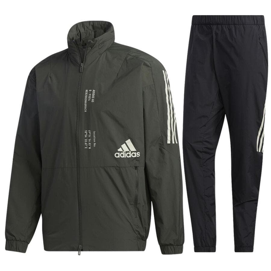 adidas MHS ウインドジャケット パンツ セットアップ 収納フード