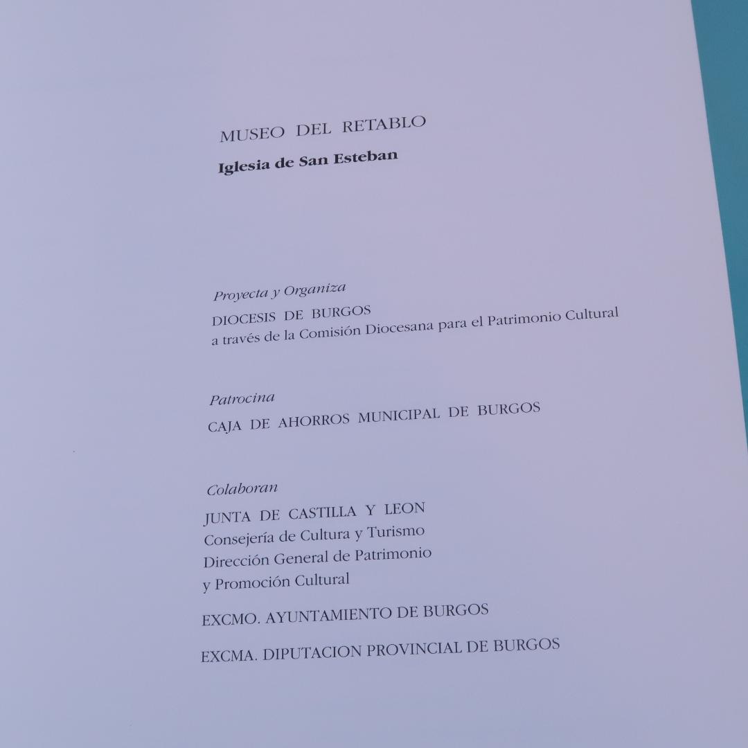 セール！ 洋書『レタブロ博物館　サン エステバン教会　ブルゴス』世界遺産、祭壇