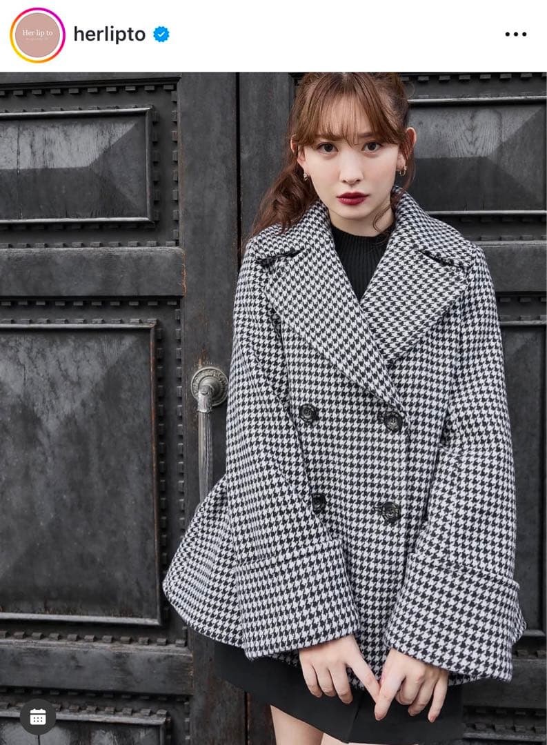 Proust Wool-Blend Melton Coat Sサイズ