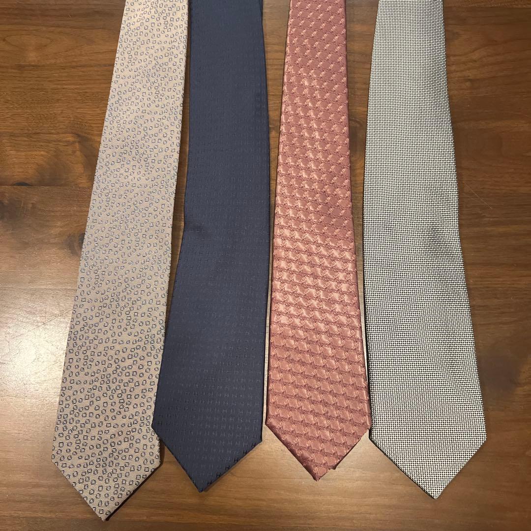 ブランドネクタイ4本 エルメス2本 オースチンリード1 ディオール1
