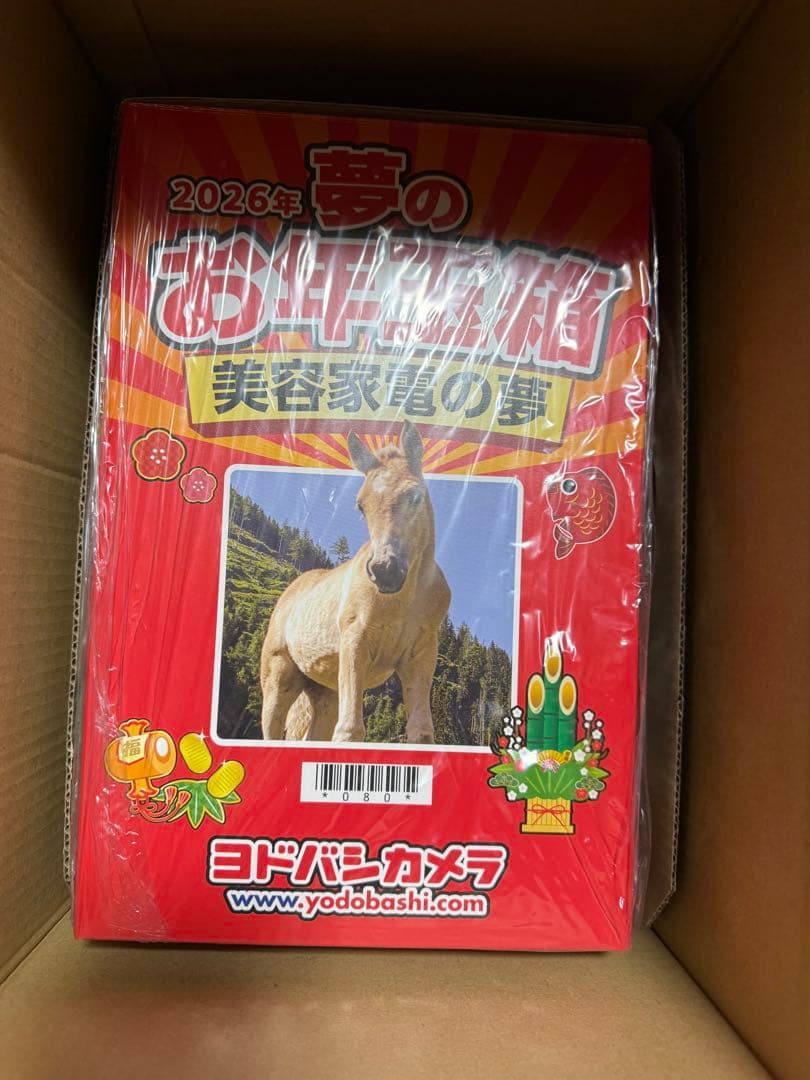 ヨドバシカメラ2026年夢のお年玉箱　美容家電の夢　福袋