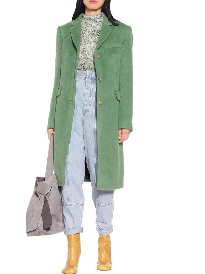 Acne Studios アルパカシャギー チェスターコート