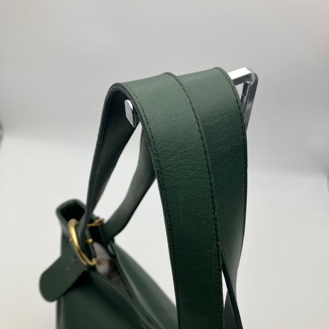 希少 オールドコーチ トートバッグ グリーン グラブタンレザー A4可 4140