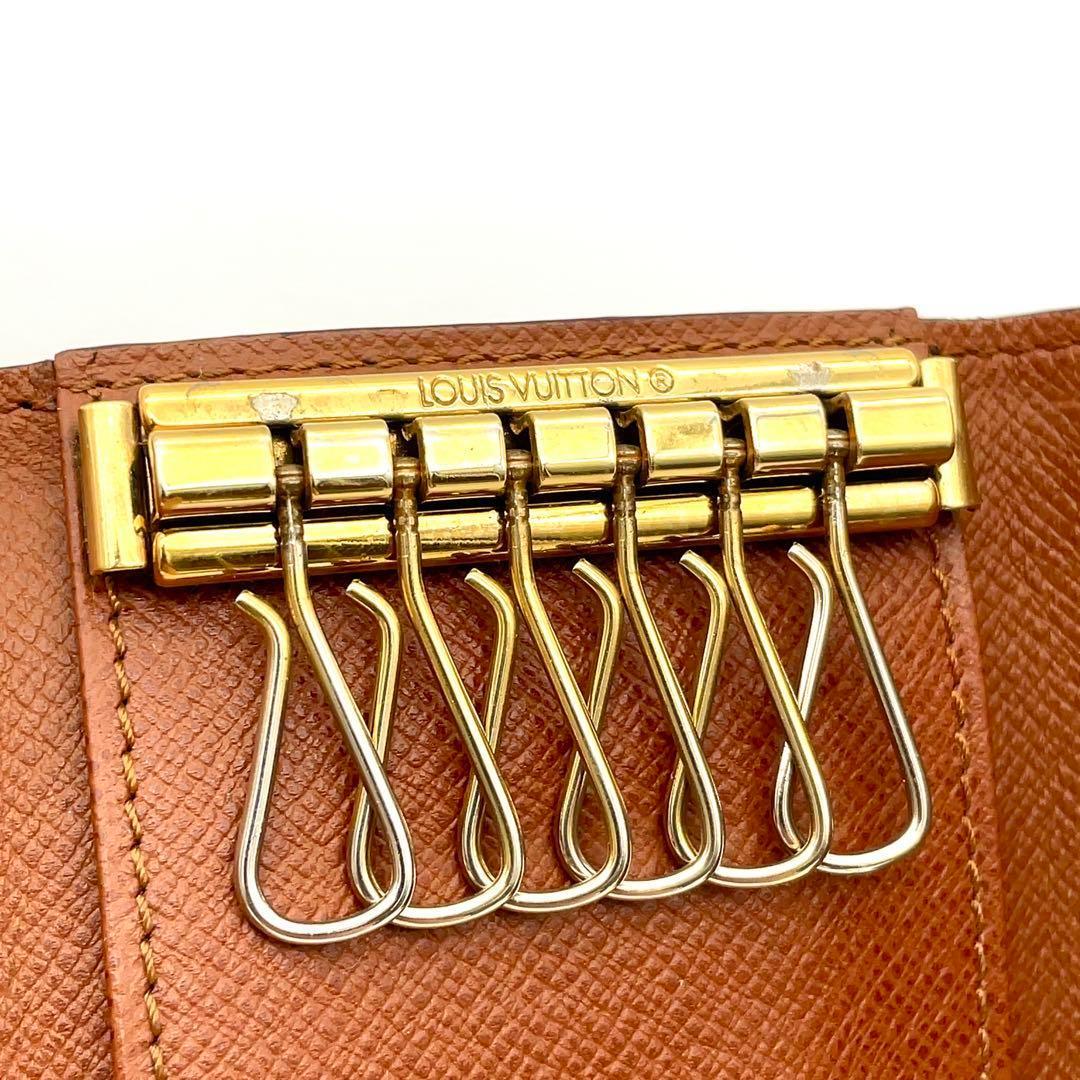 【極上美品】ルイヴィトン モノグラム キーケース ミュルティクレ6　6連　茶色