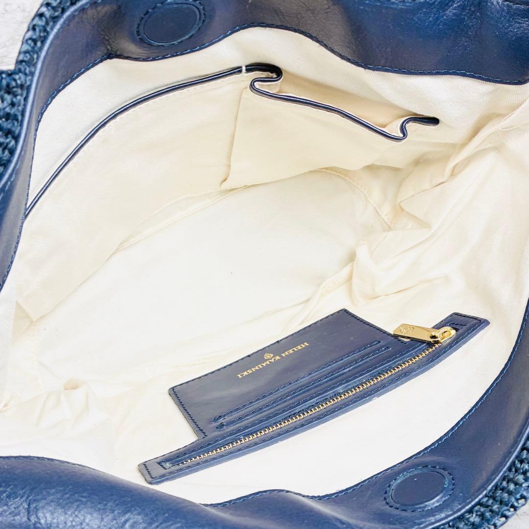 ★ ヘレンカミンスキー　人気　レザー　カゴバッグ　美品　大容量