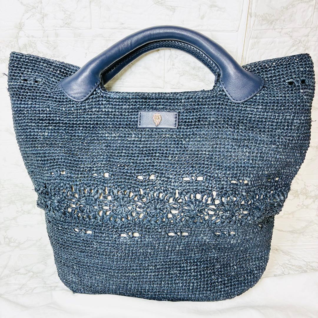 ★ ヘレンカミンスキー　人気　レザー　カゴバッグ　美品　大容量