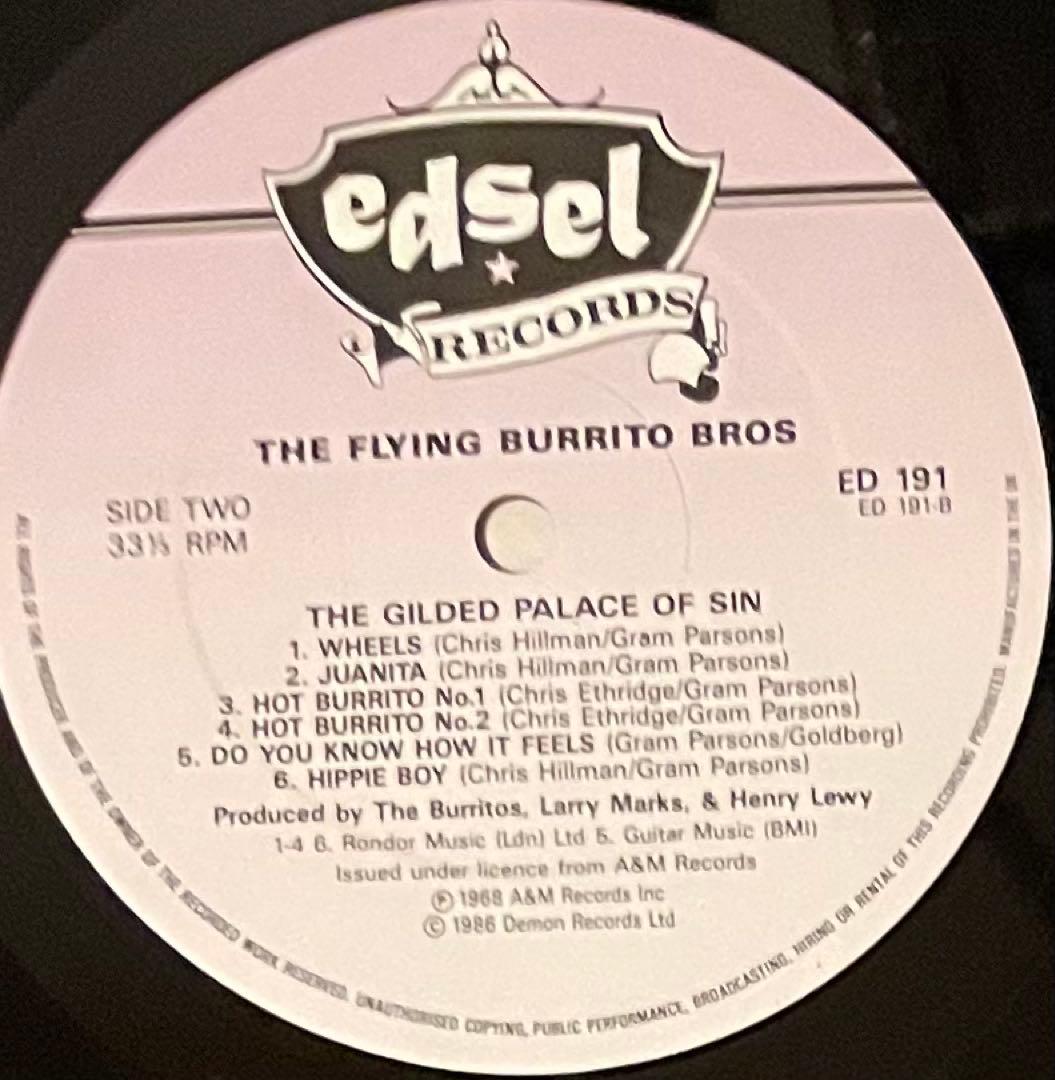 希少盤LP　フライング・ブリトー・ブラザーズ グラム・パーソンズ　二枚セット