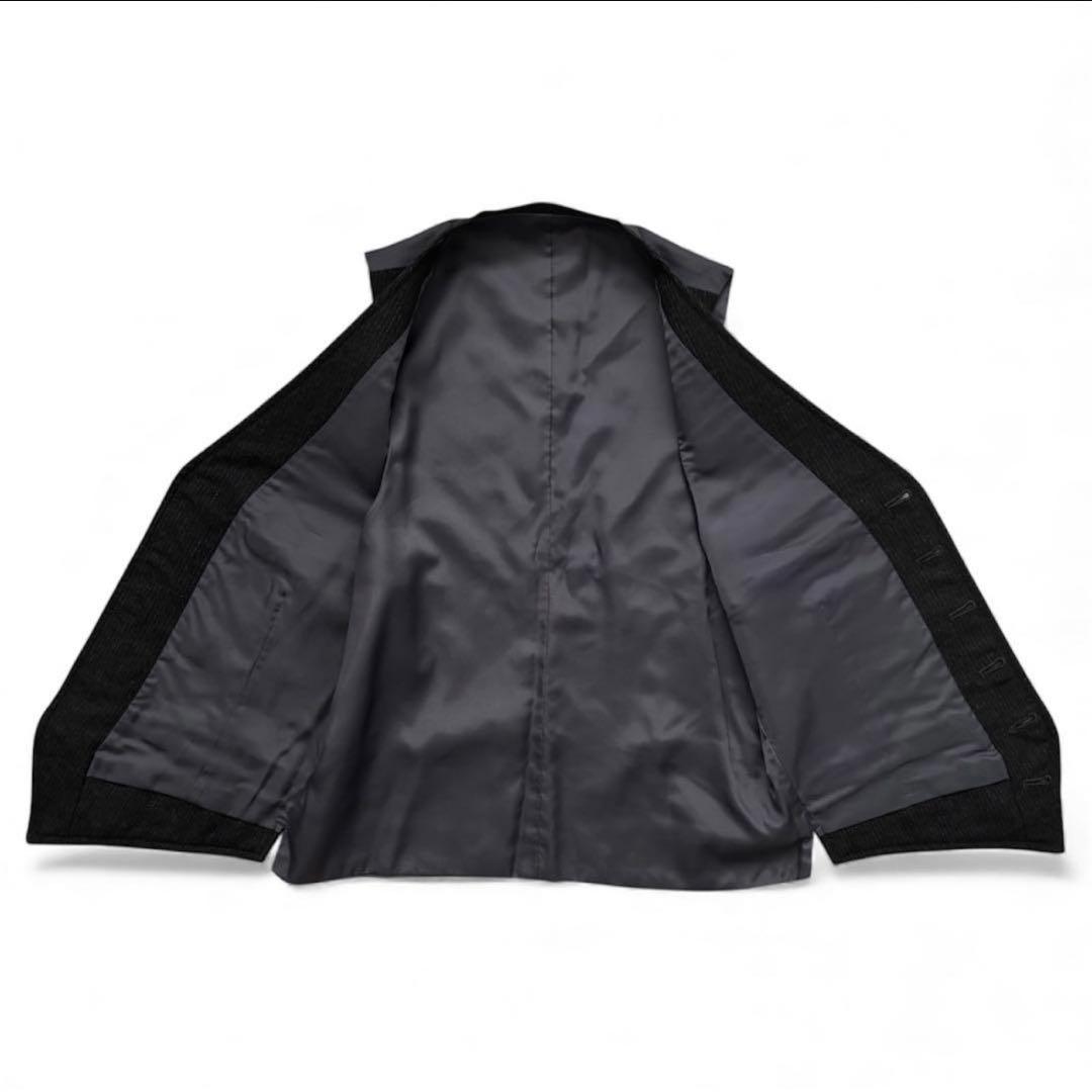 【美品】J. PRESS スリーピース スーツ グレー 毛 100% ストライプ