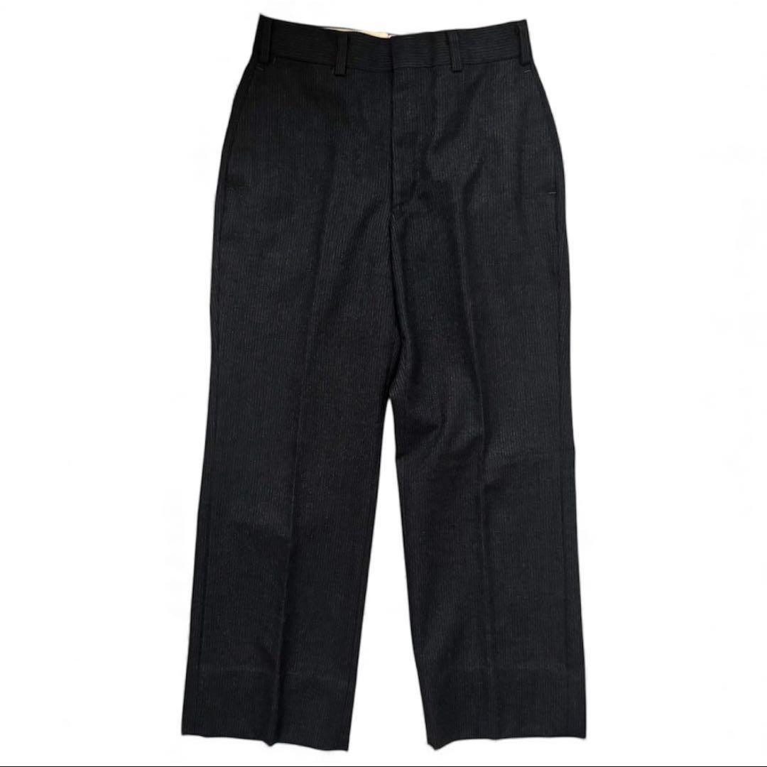 【美品】J. PRESS スリーピース スーツ グレー 毛 100% ストライプ