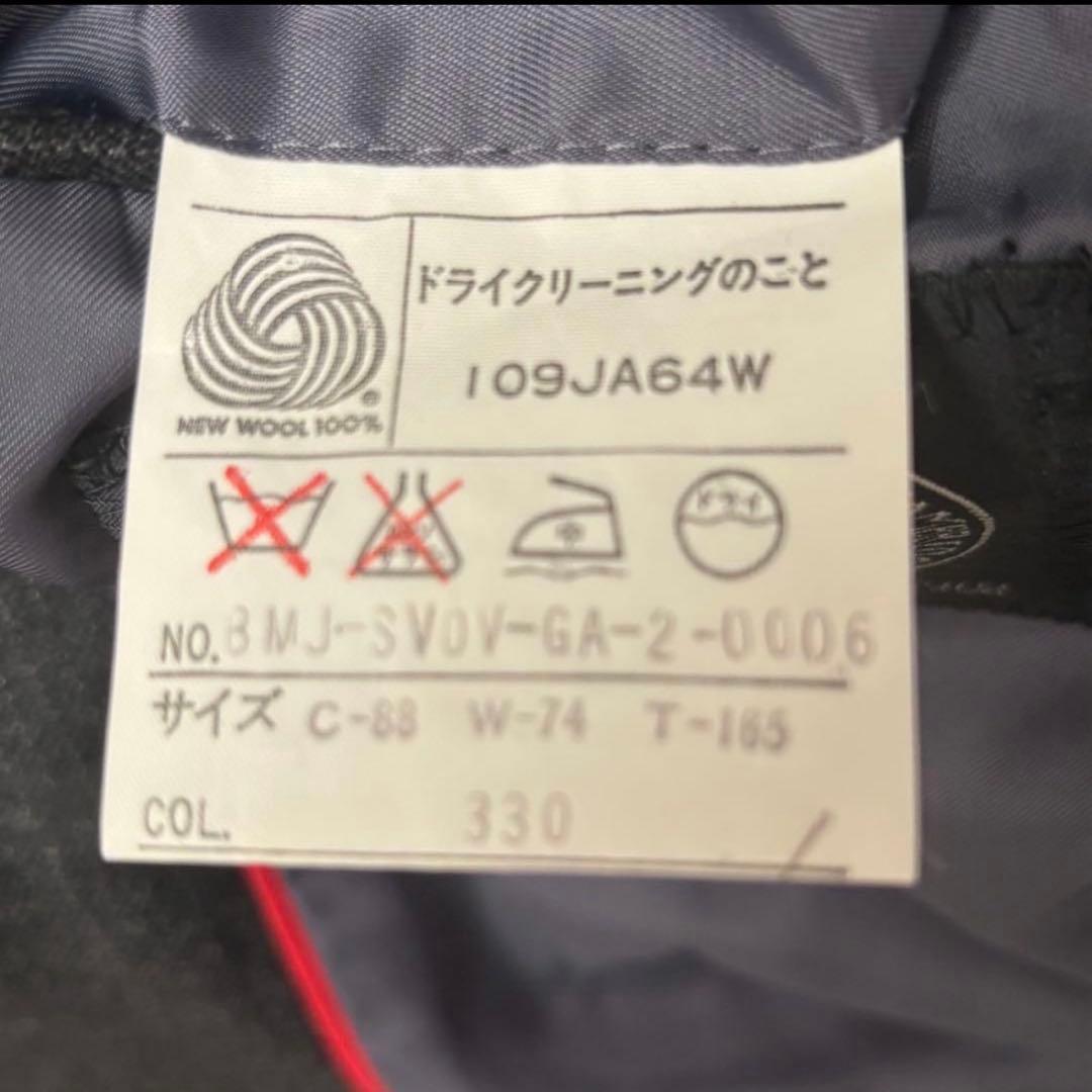 【美品】J. PRESS スリーピース スーツ グレー 毛 100% ストライプ