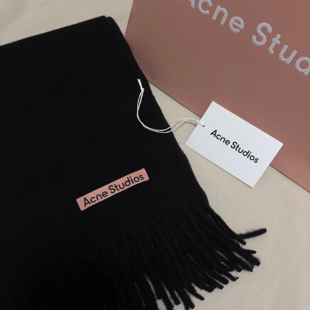 Acne Studios マフラー ストール ブラック