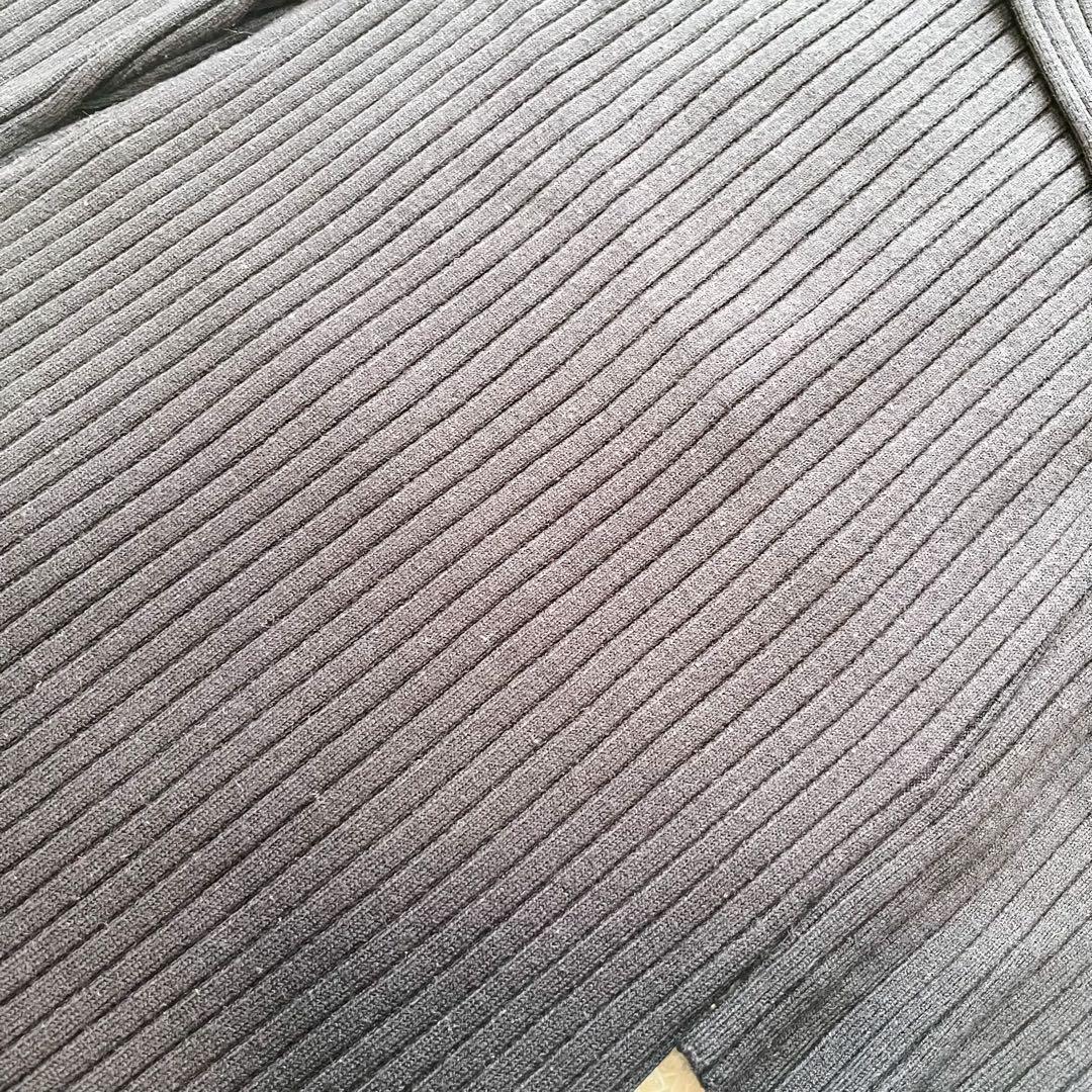 ケイミー 金沢産上質ニット ロングクロスワンピース ネイビー 近年モデル 2