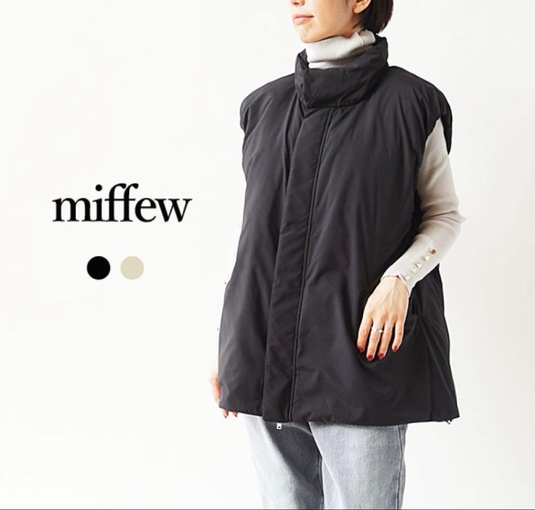 miffew ダウンベスト ブラック　サイズ2