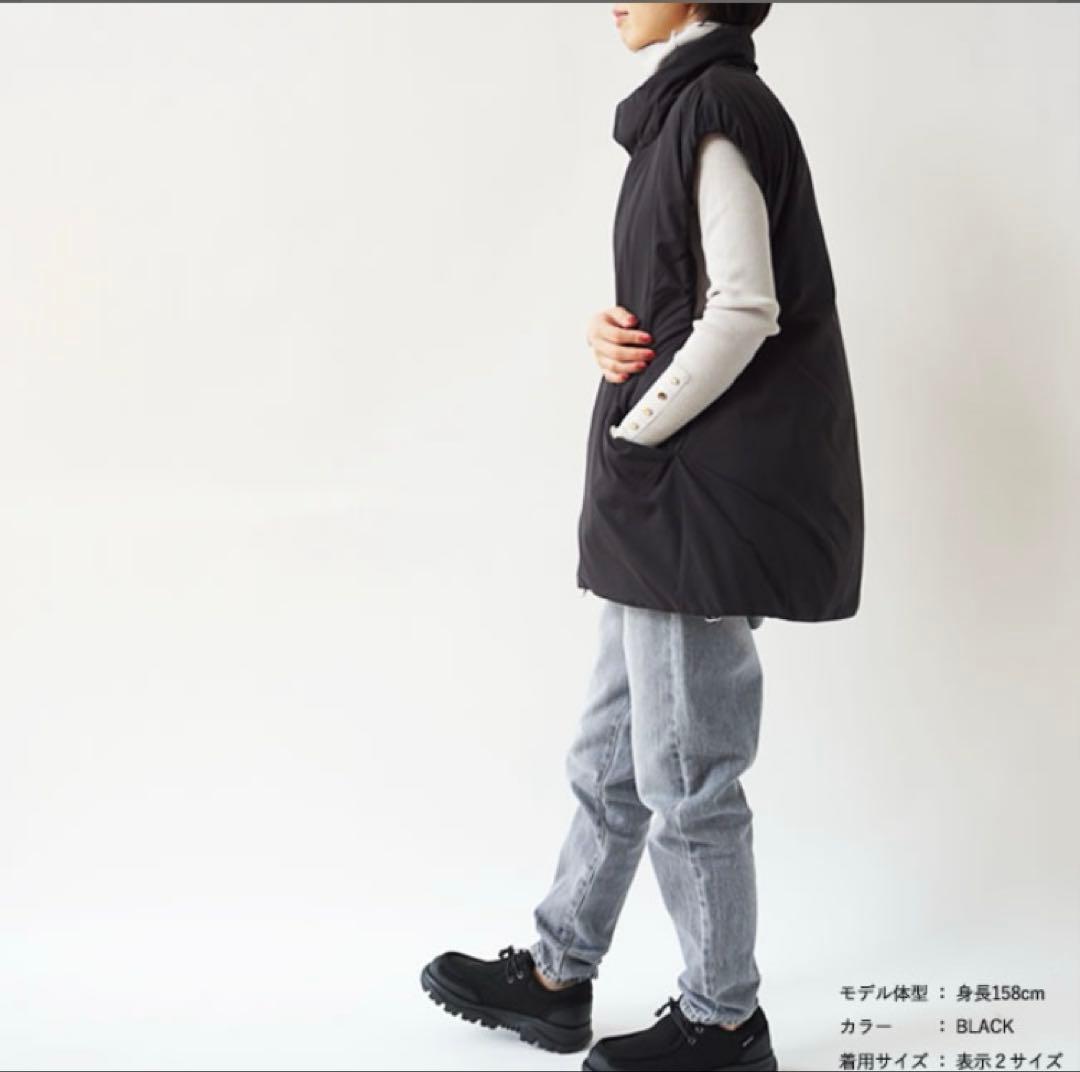 miffew ダウンベスト ブラック　サイズ2