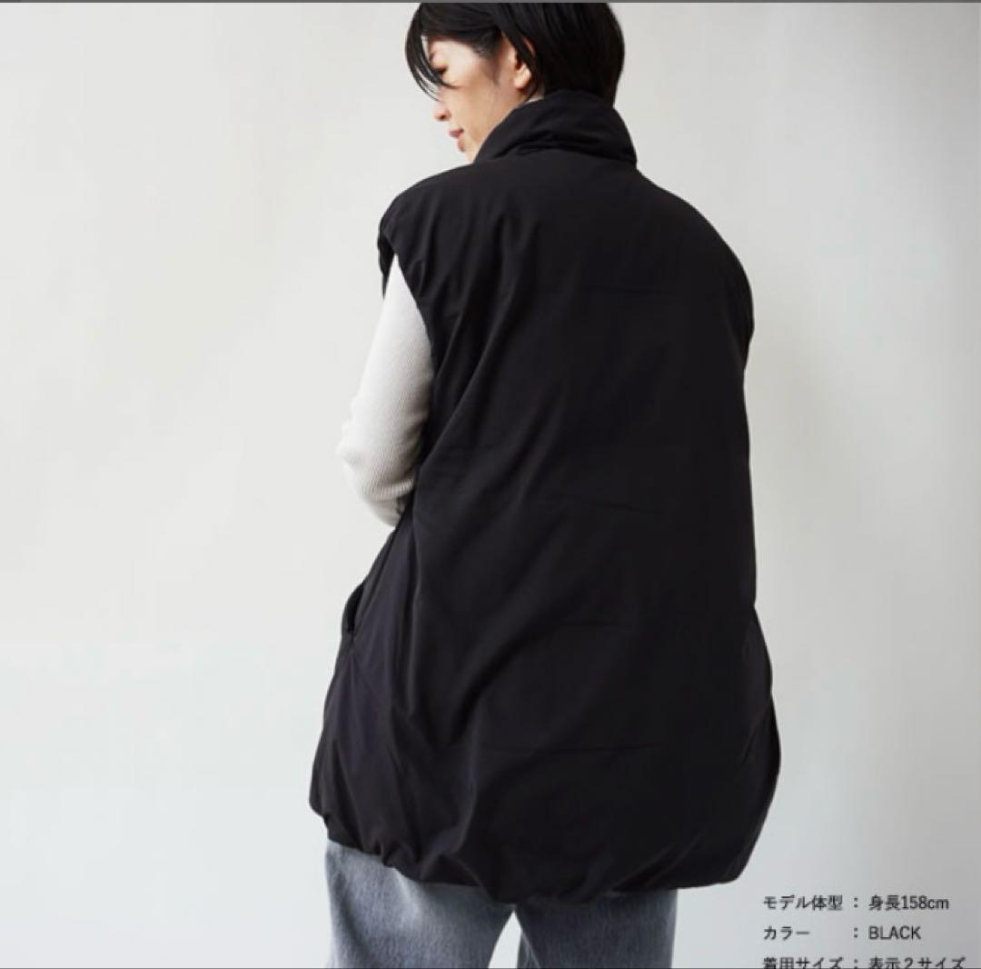 miffew ダウンベスト ブラック　サイズ2