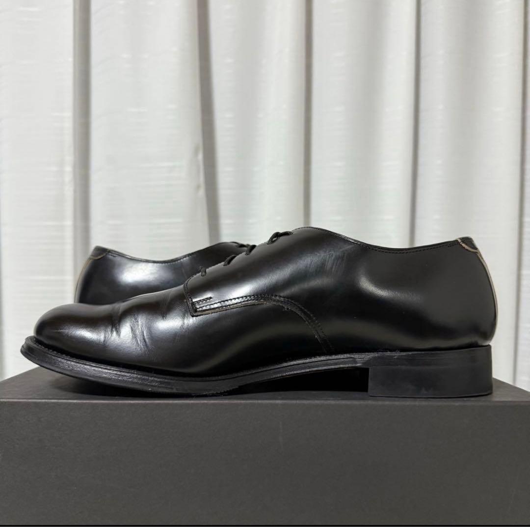 ローリングダブトリオ　マスターピース　ブラック　プレーントゥ サービスシューズ