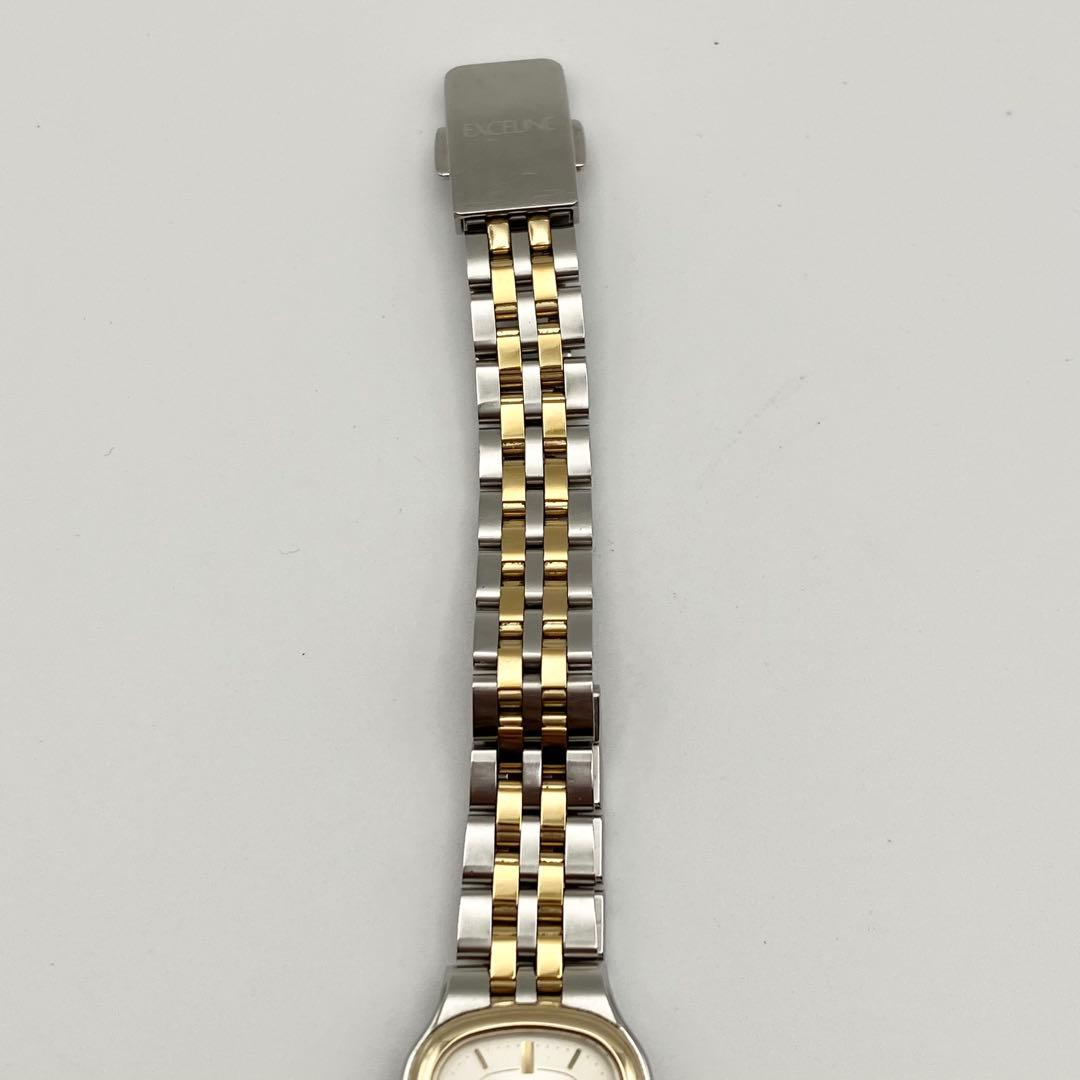 美品　稼働品　セイコー　エクセリーヌ　腕時計　レディース　クォーツ　コンビカラー