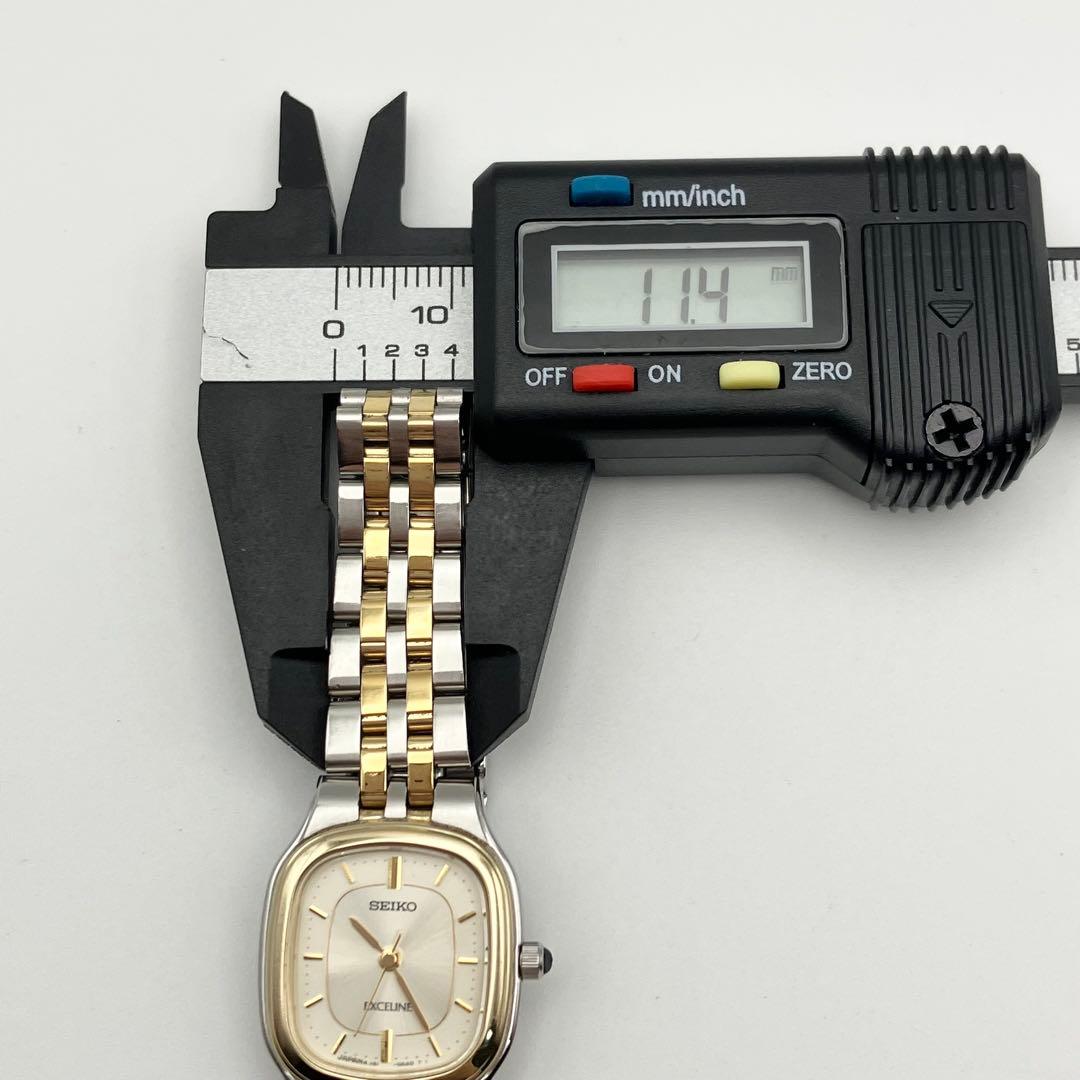 美品　稼働品　セイコー　エクセリーヌ　腕時計　レディース　クォーツ　コンビカラー