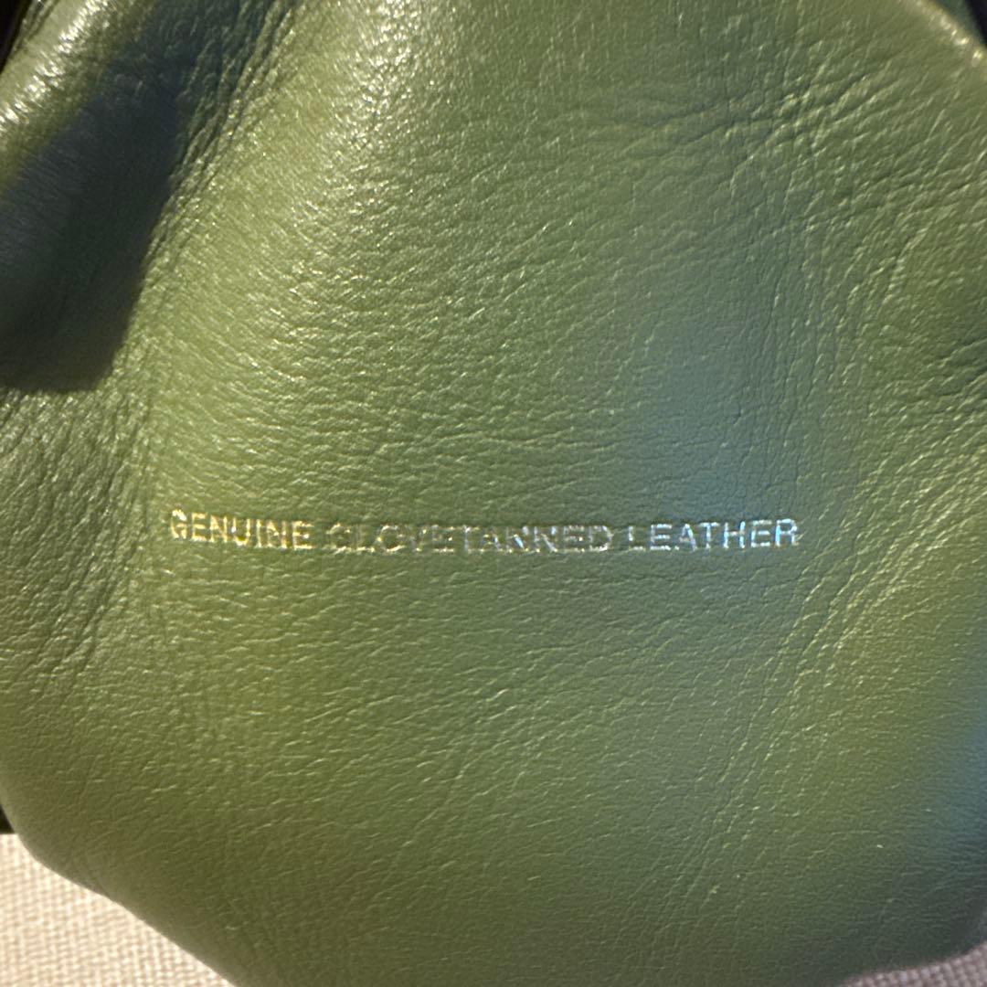 コーチ　ミニ ポーチ がま口 財布 バッグ チャーム 蛙　　　　カーキ