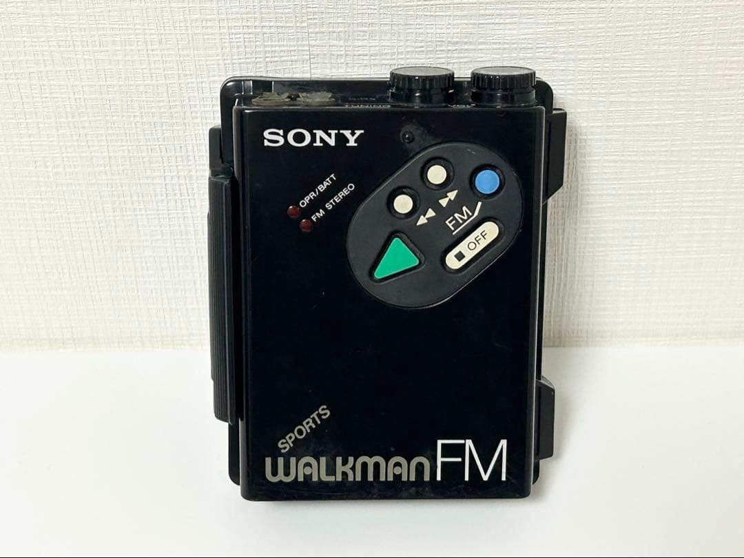 90【動作確認済】SONY WALKMAN SPORTS WM-F5 ブラック