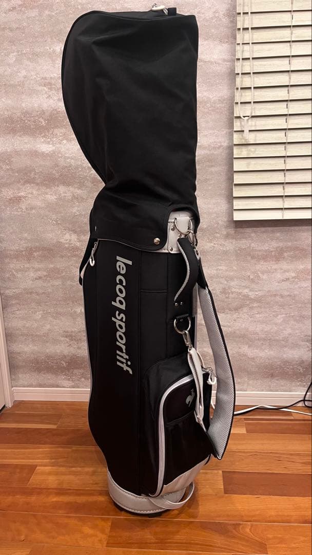 【2in1】黒/ le coq sportif ゴルフ キャディバッグ