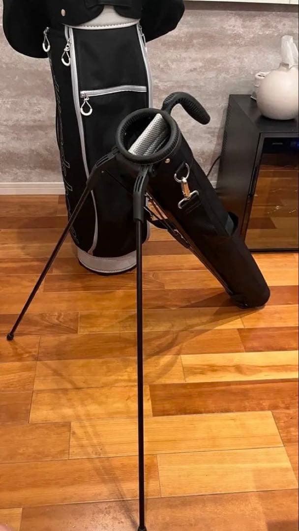 【2in1】黒/ le coq sportif ゴルフ キャディバッグ