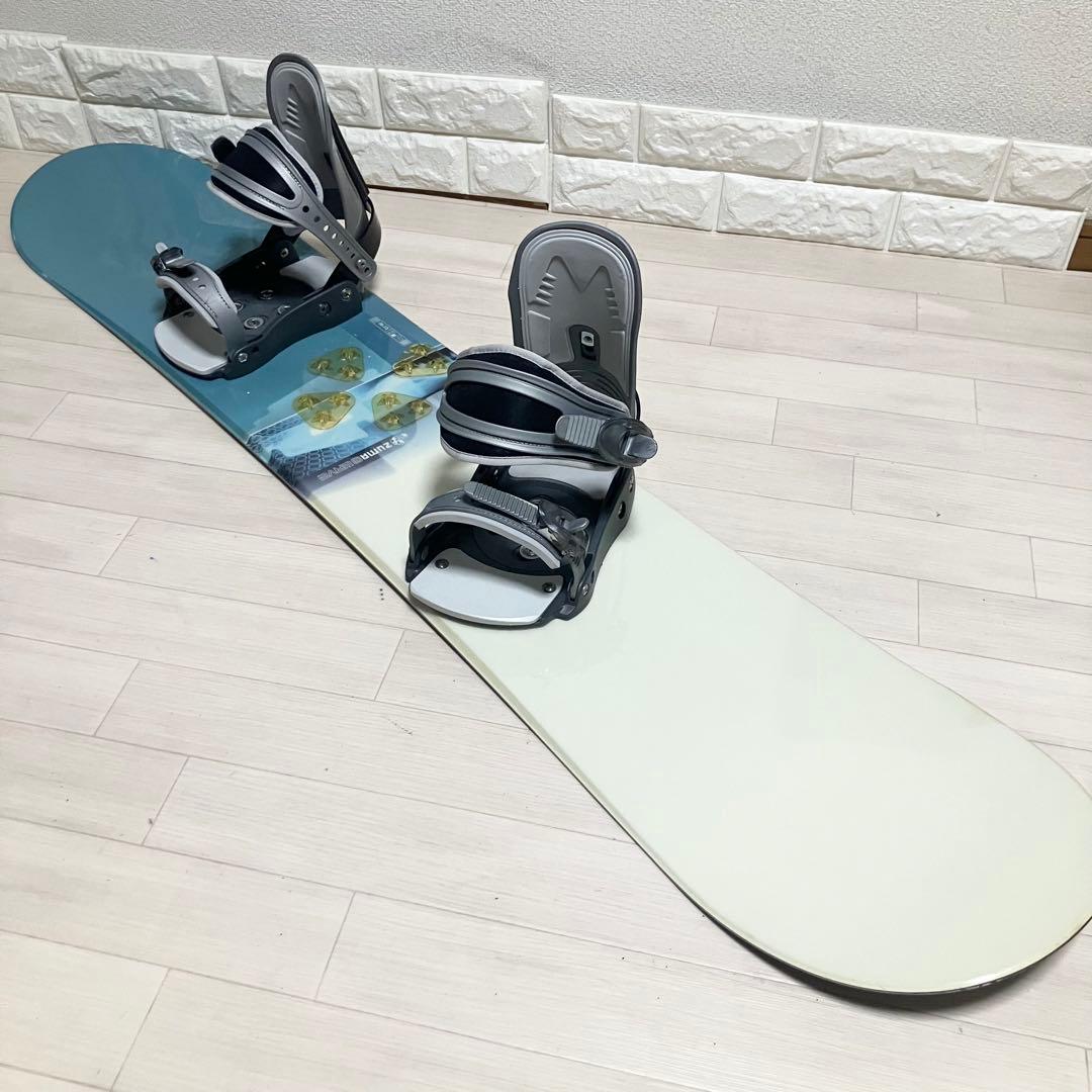 バック付/ZUMA WAVEツマ スノーボードセット138cm/バインディングS