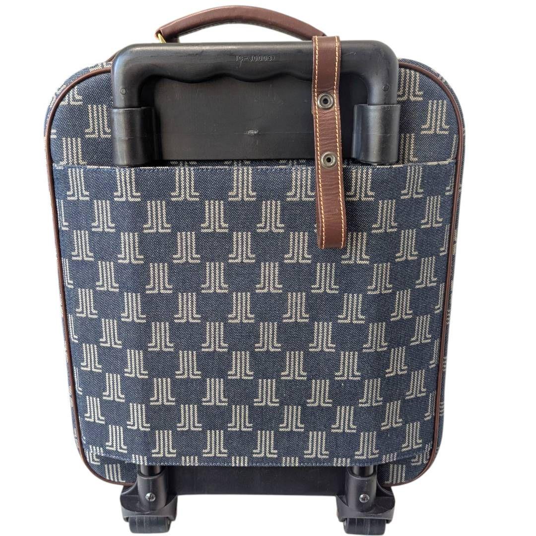 極美品☆激レア☆ランバン　キャリーバッグ　モノグラム　総柄　レザー