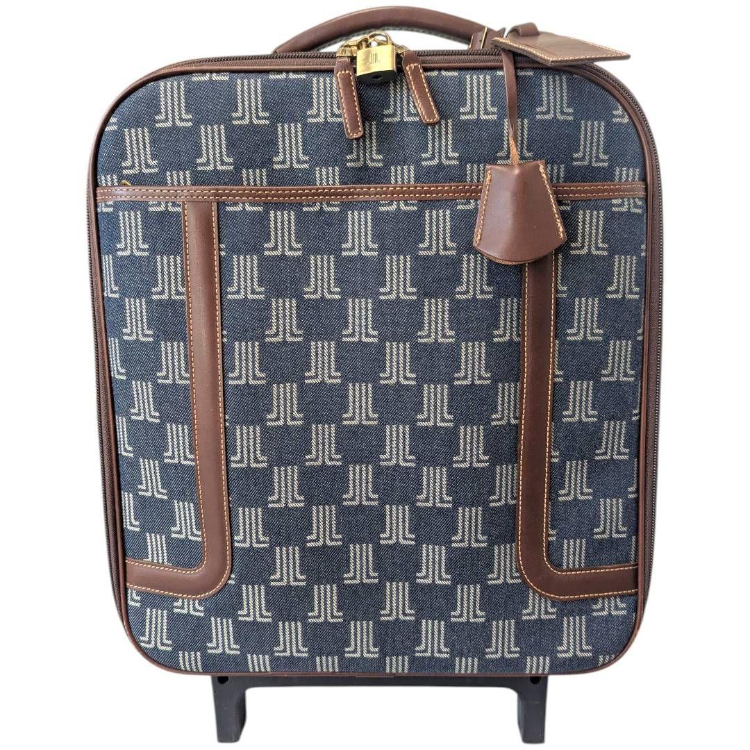 極美品☆激レア☆ランバン　キャリーバッグ　モノグラム　総柄　レザー