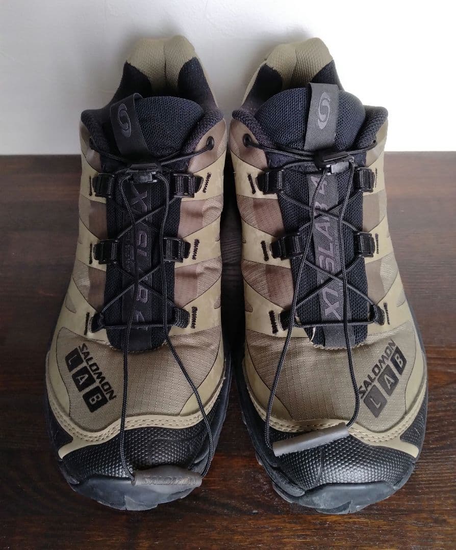 Salomon XT-4 スニーカー オリーブ 24.5cm