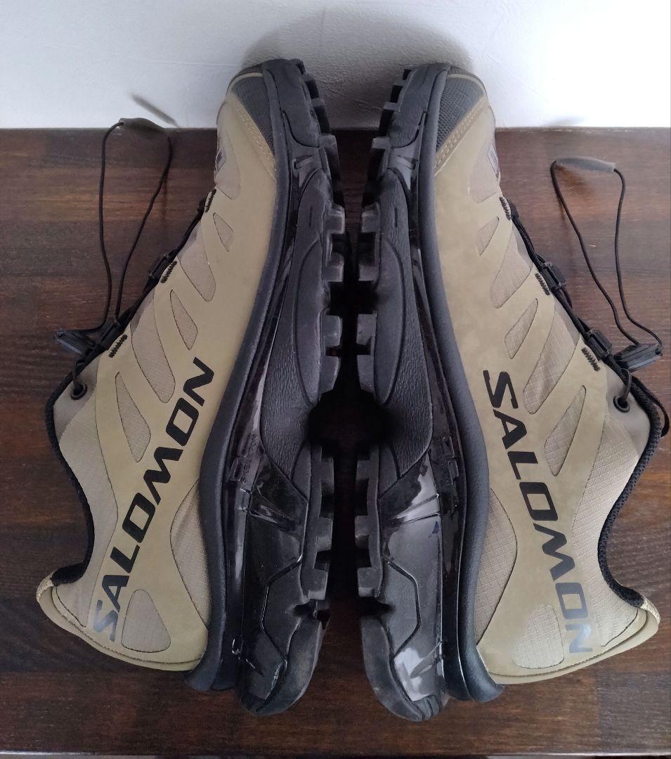 Salomon XT-4 スニーカー オリーブ 24.5cm