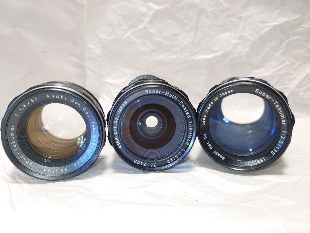 美品！3点★Super-Takumar 28 55 135mm F3.5 M42