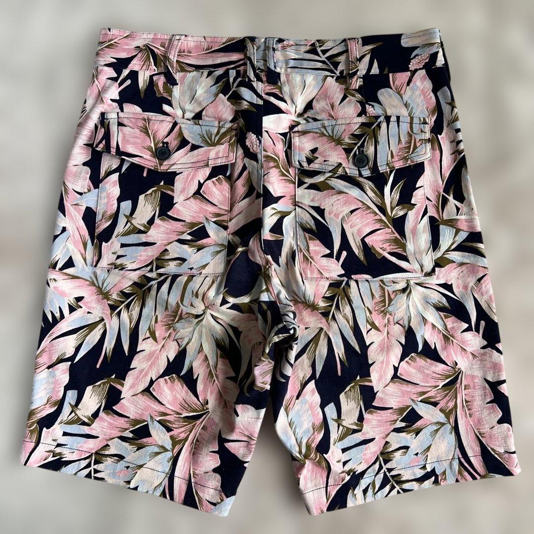 muta MARINE/花柄/ボタニカル柄/ハーフパンツ