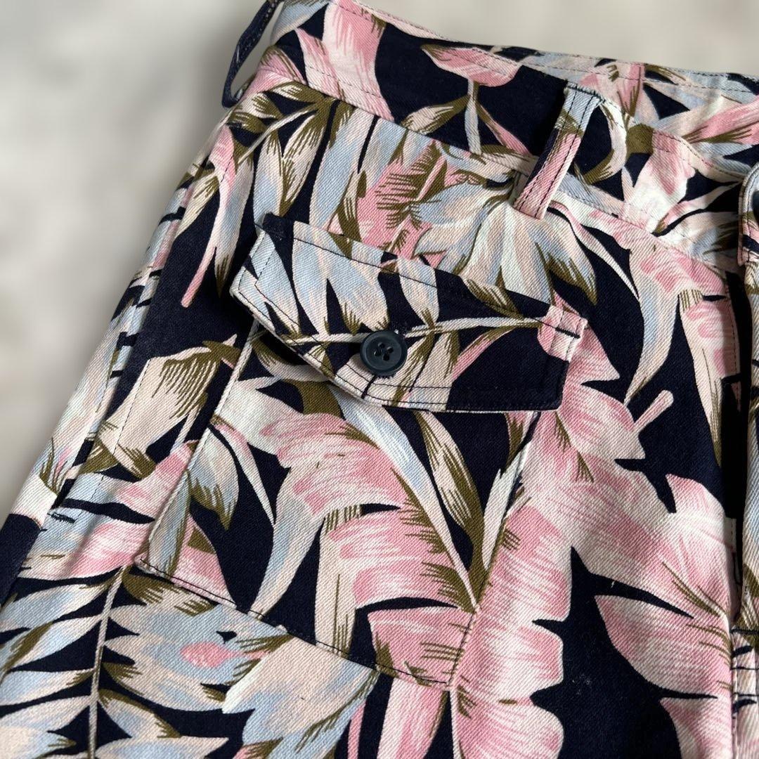 muta MARINE/花柄/ボタニカル柄/ハーフパンツ