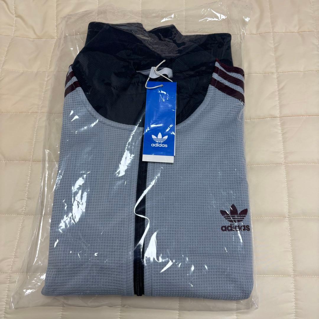 日本未発売カラーXL⭐️adidasアディカラー トラックトップ ワッフル グレー